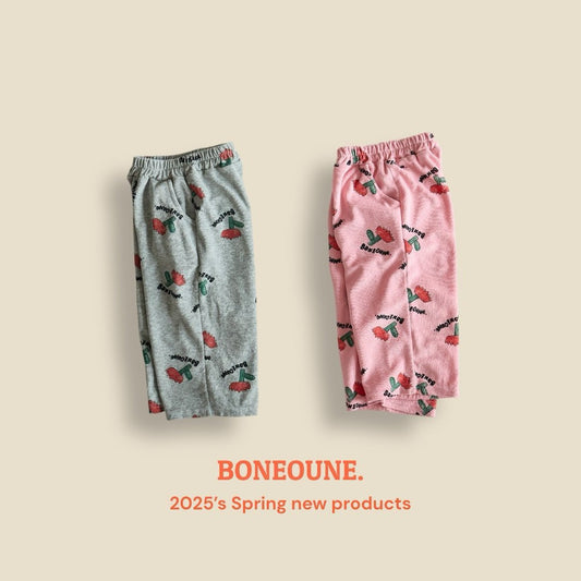 BONEOUNE テリーフラワーパンツ☆即納☆---bn911