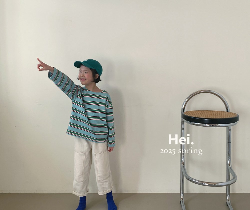 【予約】Hei.マルチボーダーTシャツ---hi901
