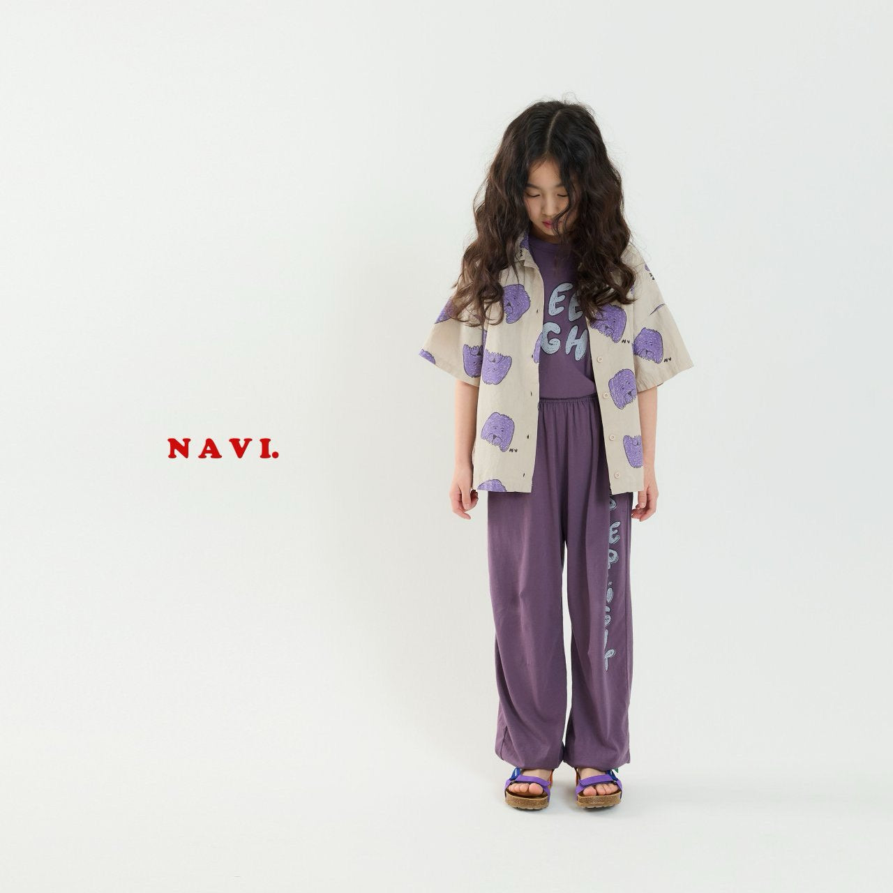 【予約】navi スリープパンツ---na052