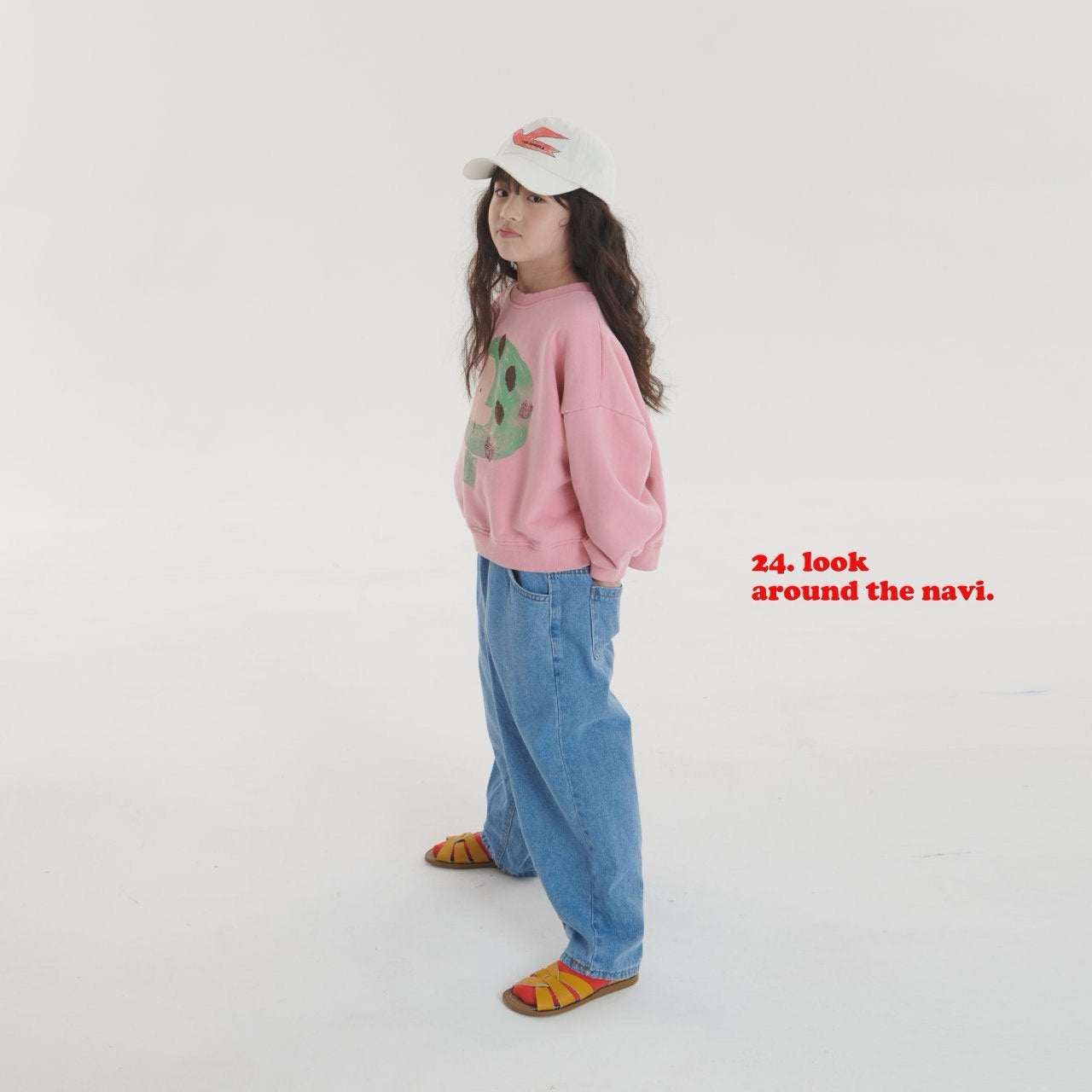 navi.ハニデニムパンツ(kids&junior)☆即納☆---na717