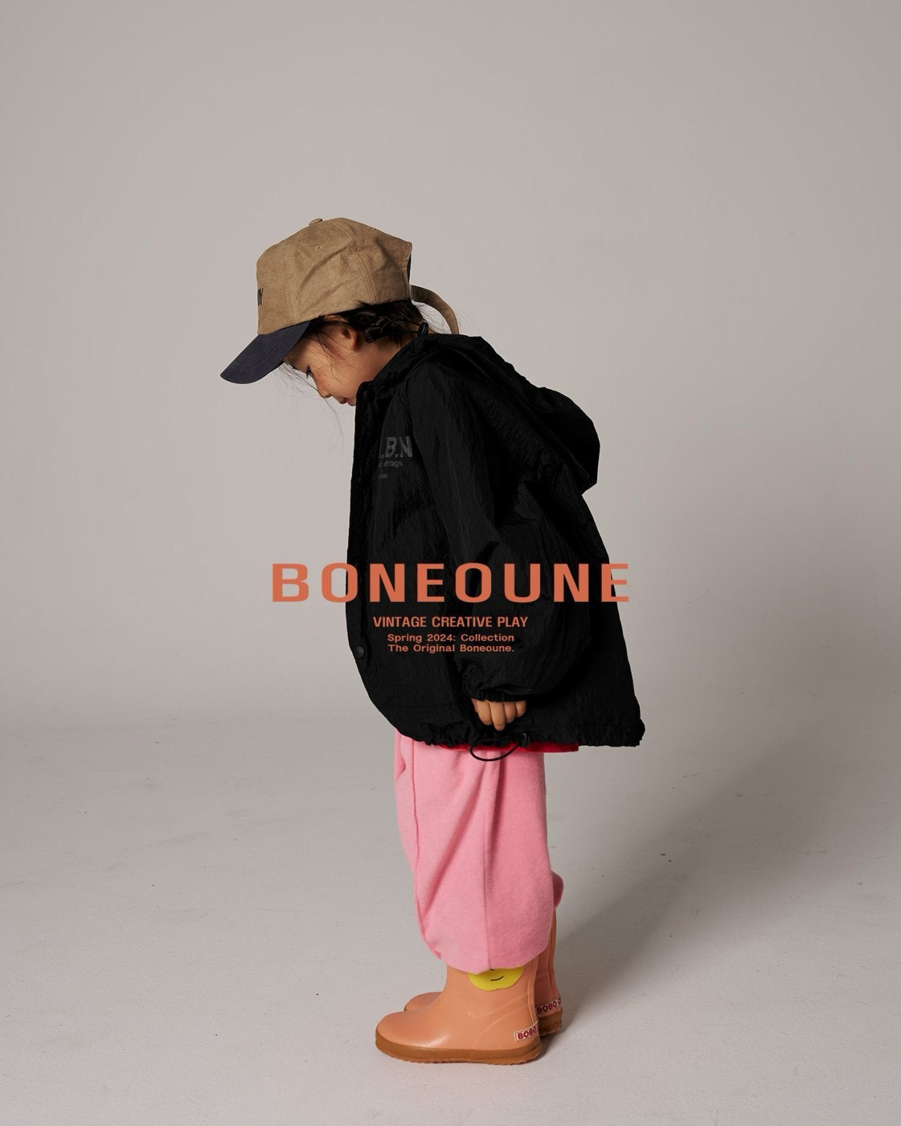 BONEOUNE フラワーシングルT☆即納☆---bn510