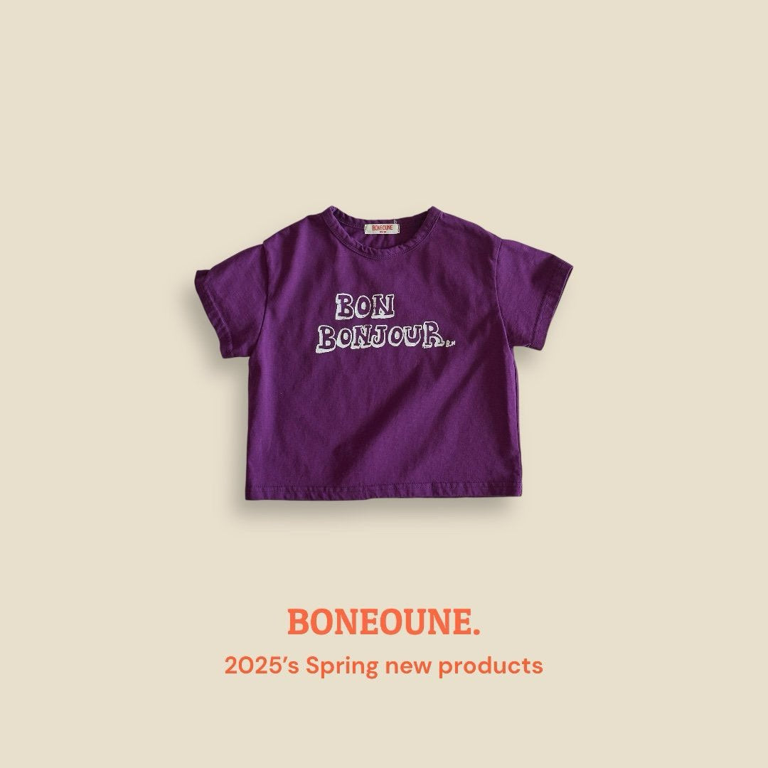 BONEOUNE ボンジュールシングル_Tシャツ☆即納☆---bn920
