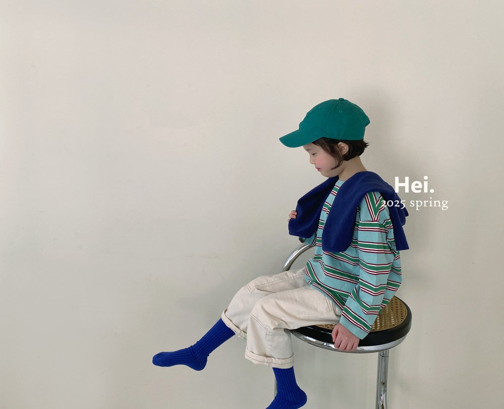 【予約】Hei.マルチボーダーTシャツ---hi901