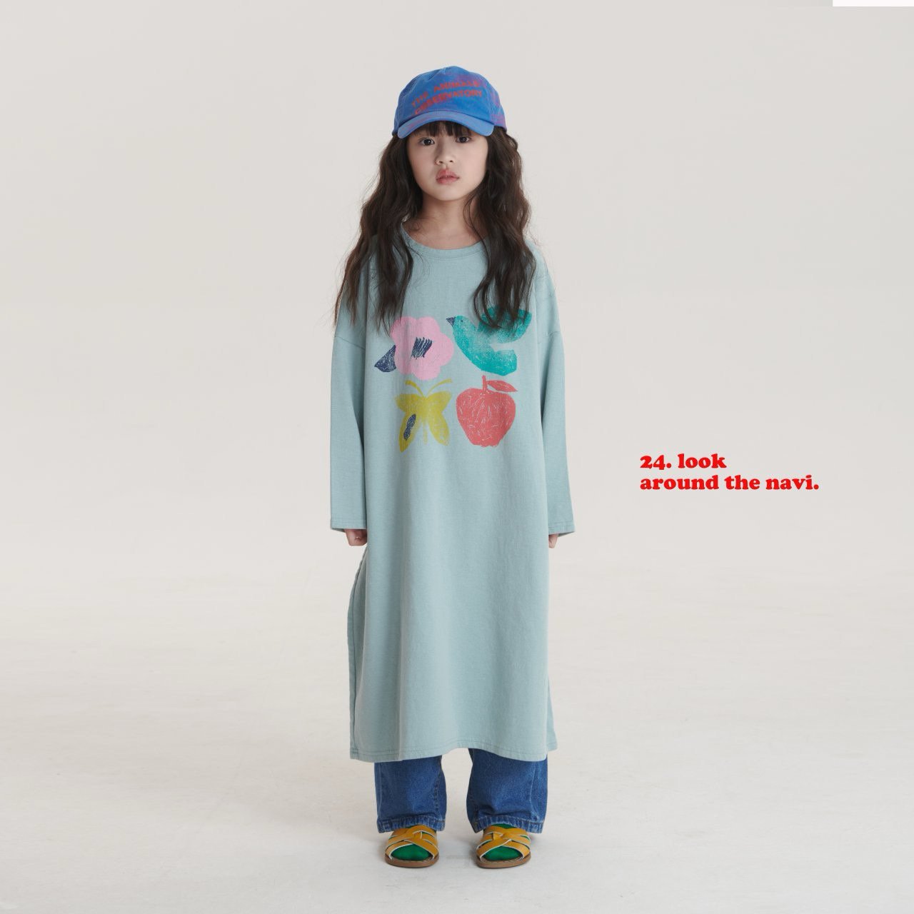 navi.ハニデニムパンツ(kids&junior)☆即納☆---na717