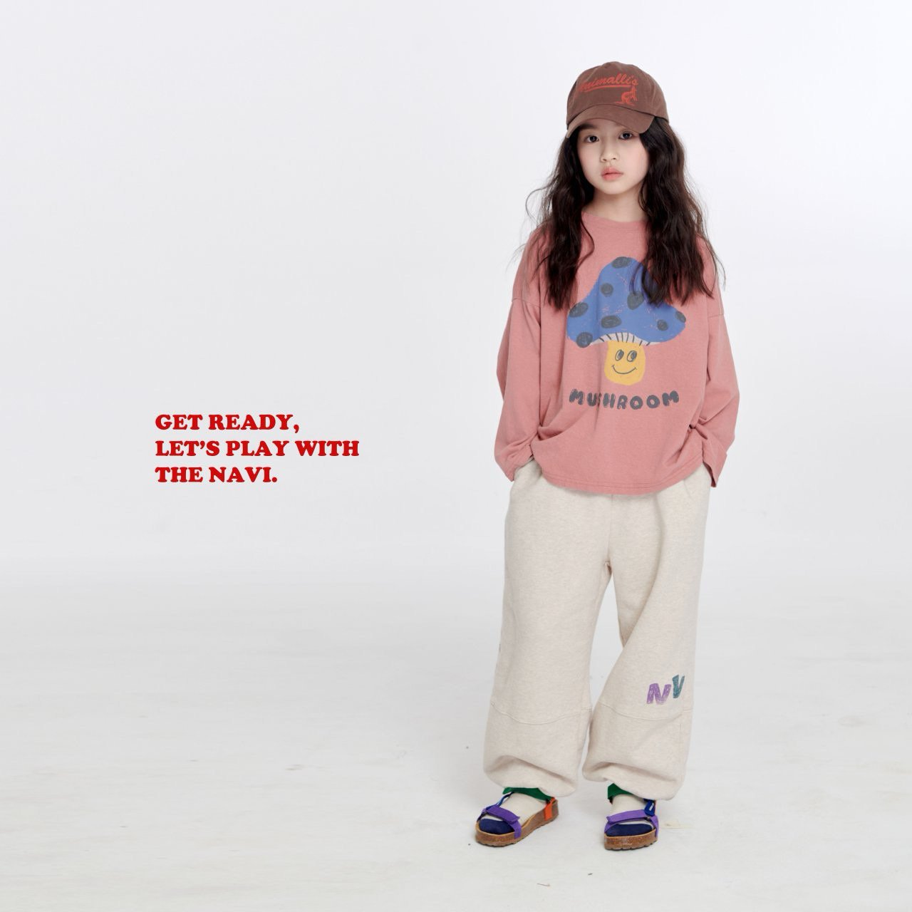 navi マッシュルームTシャツ☆即納☆---na25s012