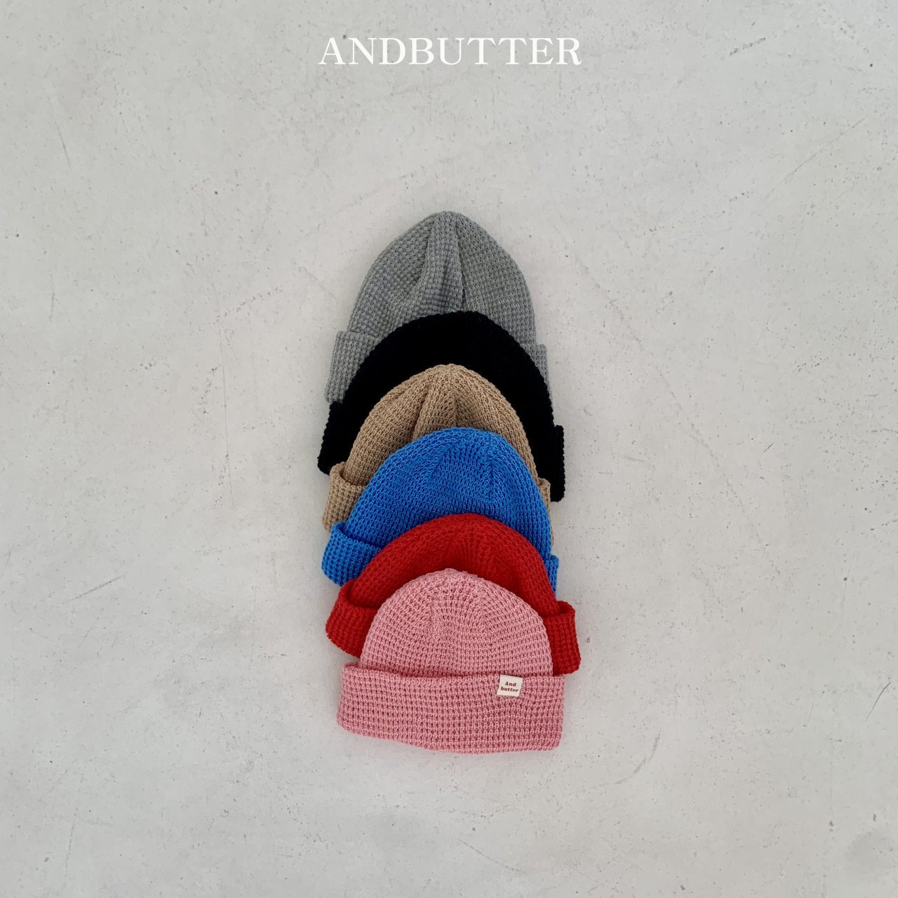 andbutter サマーワッフルビーニー☆即納☆---an100