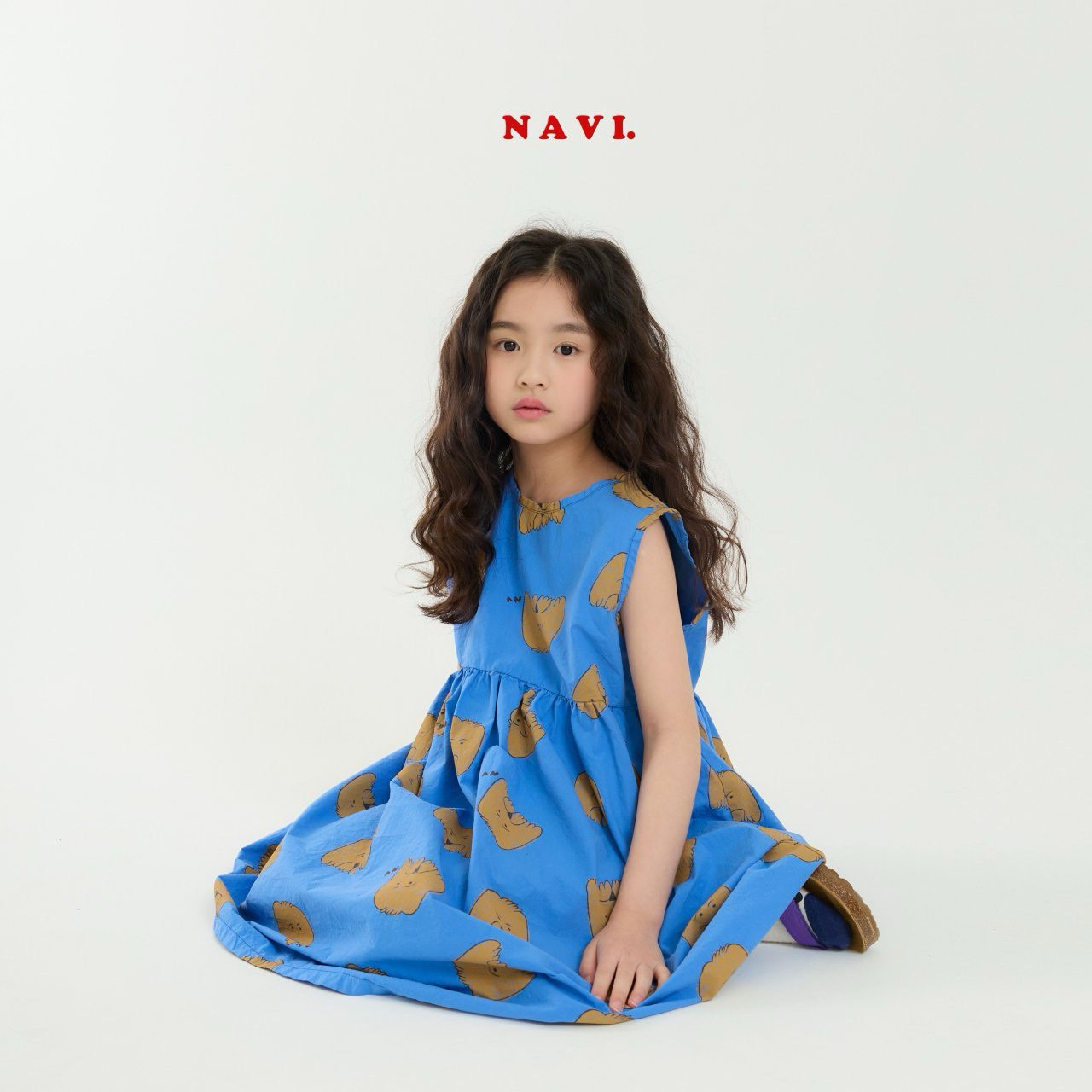 【予約】navi ドッグワンピース---na044