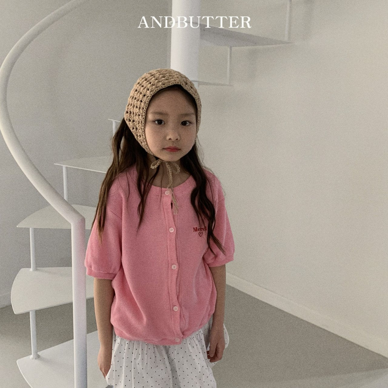 andbutterクロシェボネット☆即納☆---an123