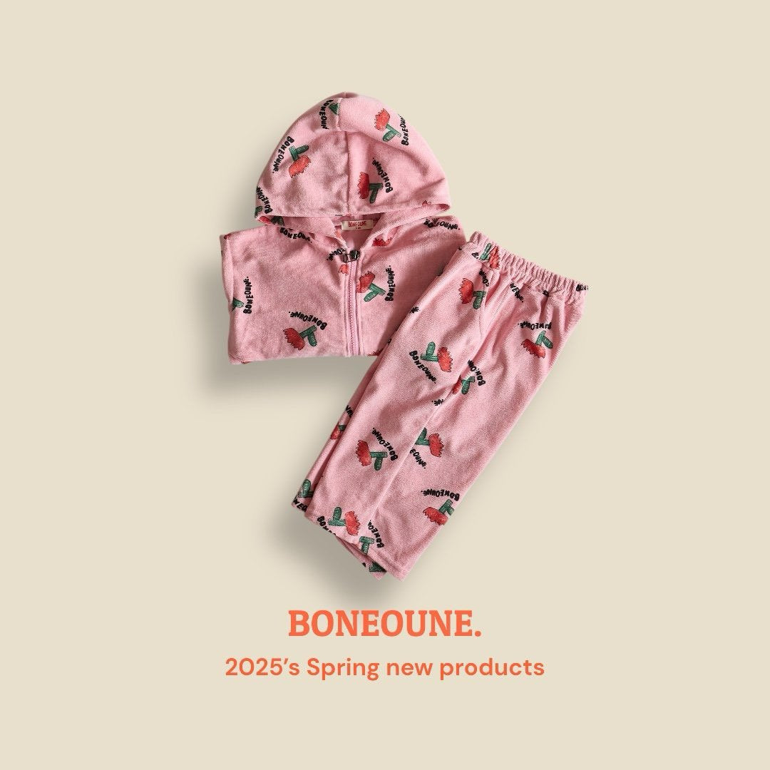 BONEOUNE テリーフラワーパンツ☆即納☆---bn911