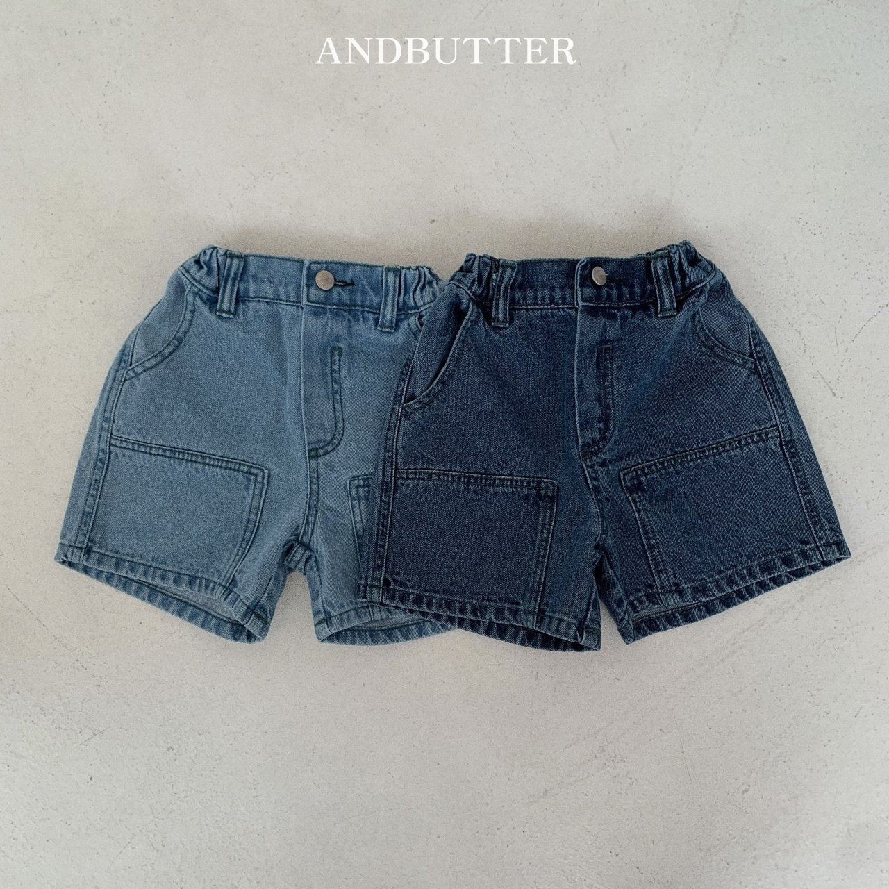andbutter ハーフデニムパンツ☆即納☆---an111