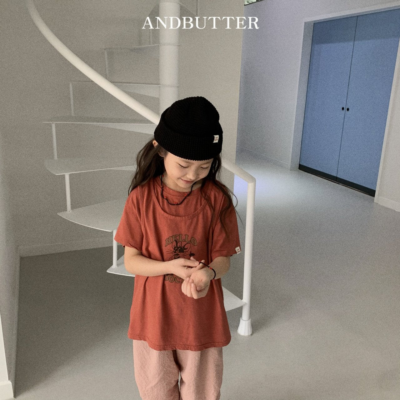 andbutter チェリーネックレス☆即納☆---an108
