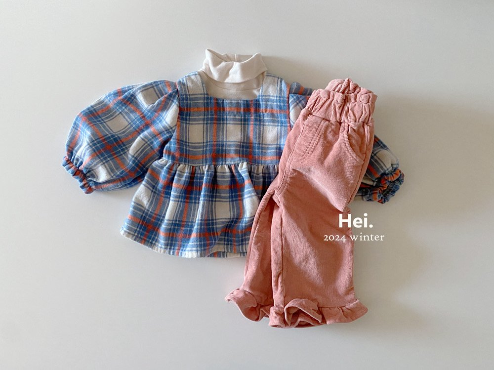 Hei.スパンコーデュロイフリルパンツ---☆即納☆hi862