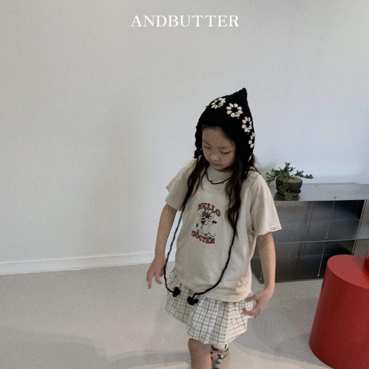 andbutter チェリーネックレス☆即納☆---an108