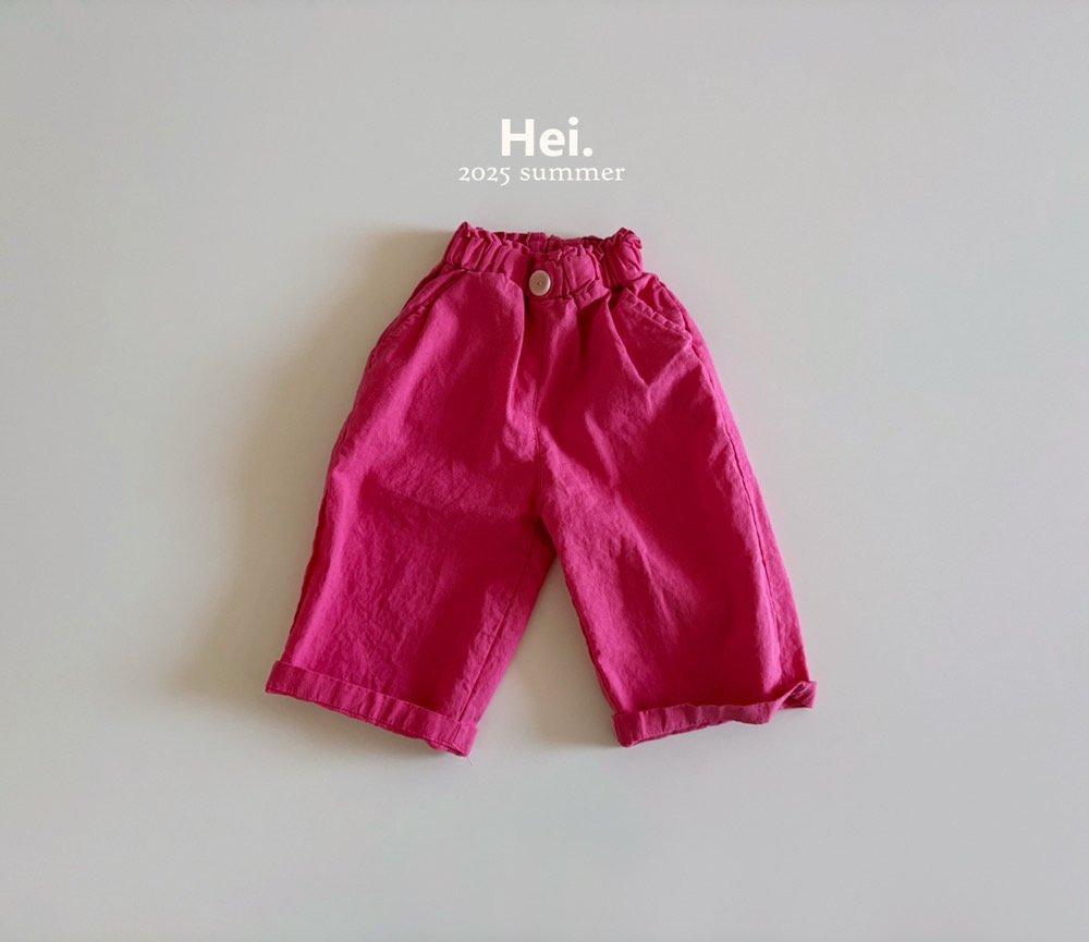 【予約】Hei. リネンカラーパンツ---hi003