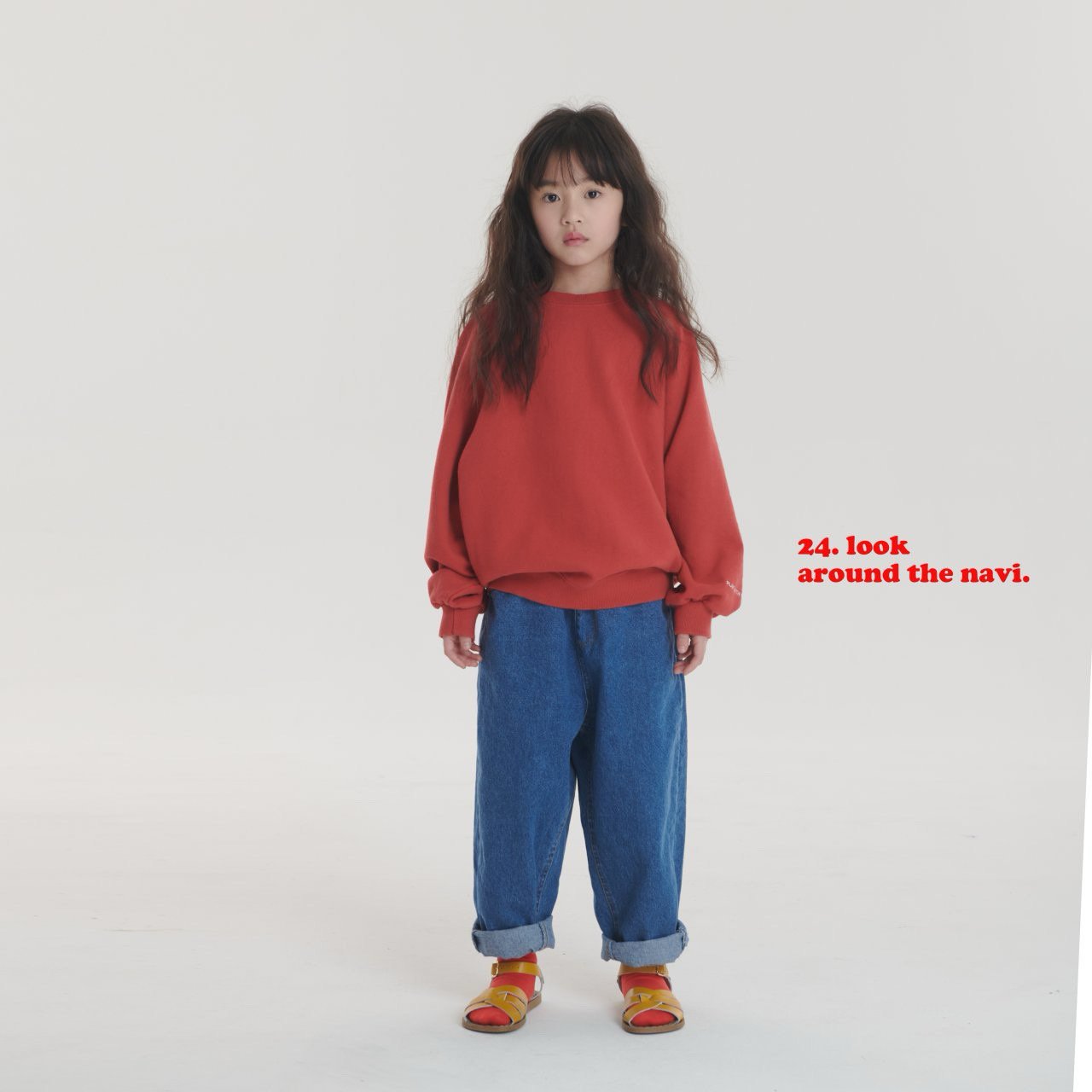 navi.ハニデニムパンツ(kids&junior)☆即納☆---na717
