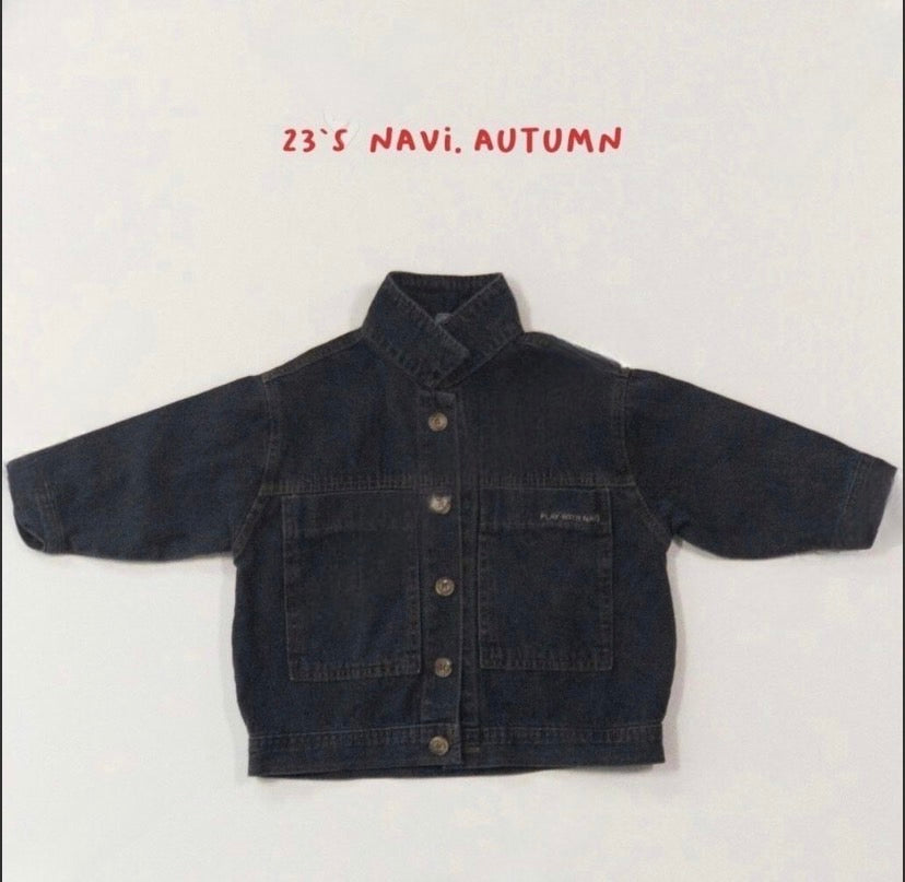 JM.JLsize/naviナナデニムジャケット☆即納☆---na522