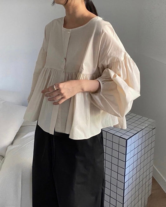 パフブラウス☆即納☆ADULT---la009