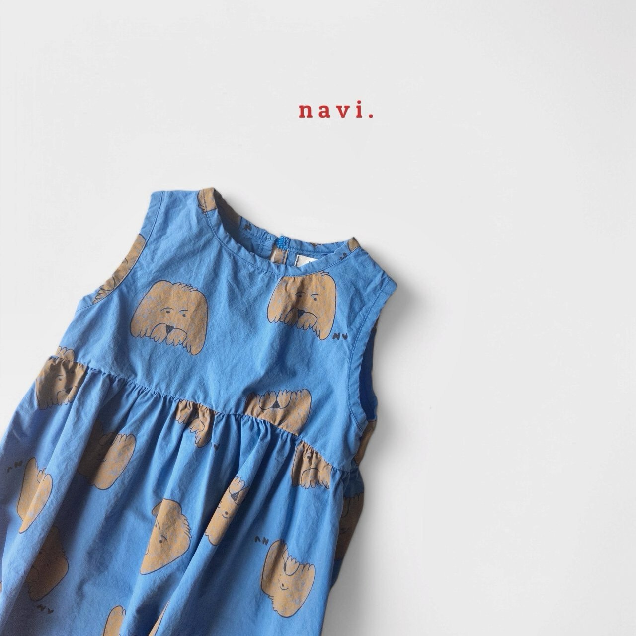 【予約】navi ドッグワンピース---na044