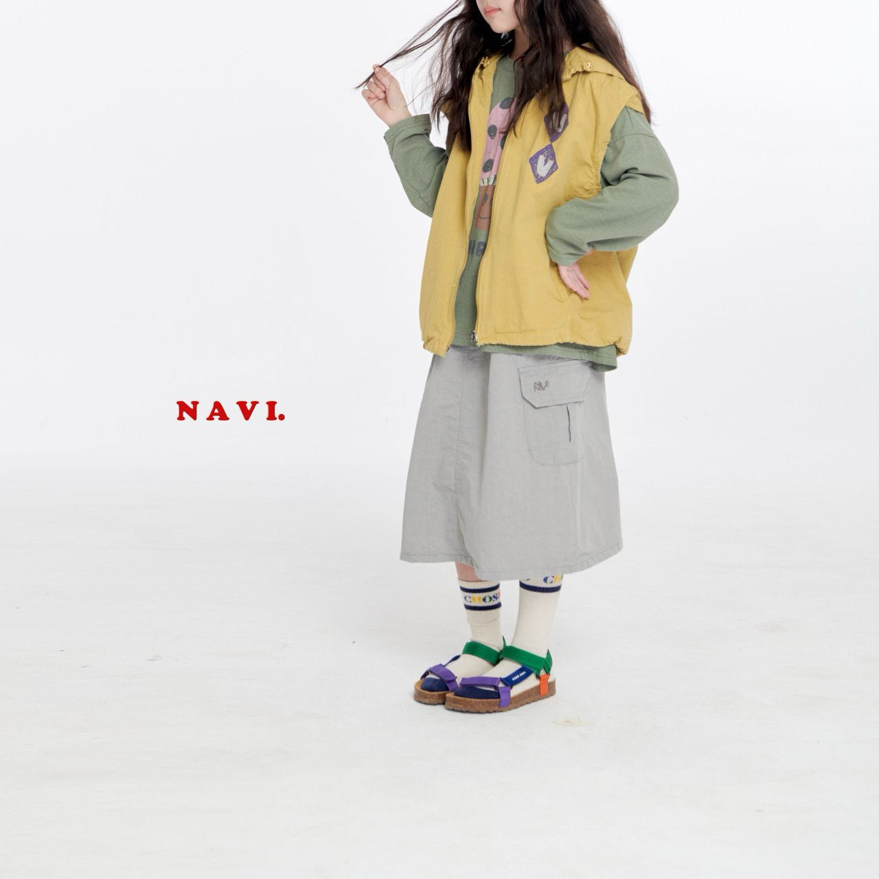 navi マッシュルームTシャツ☆即納☆---na25s012