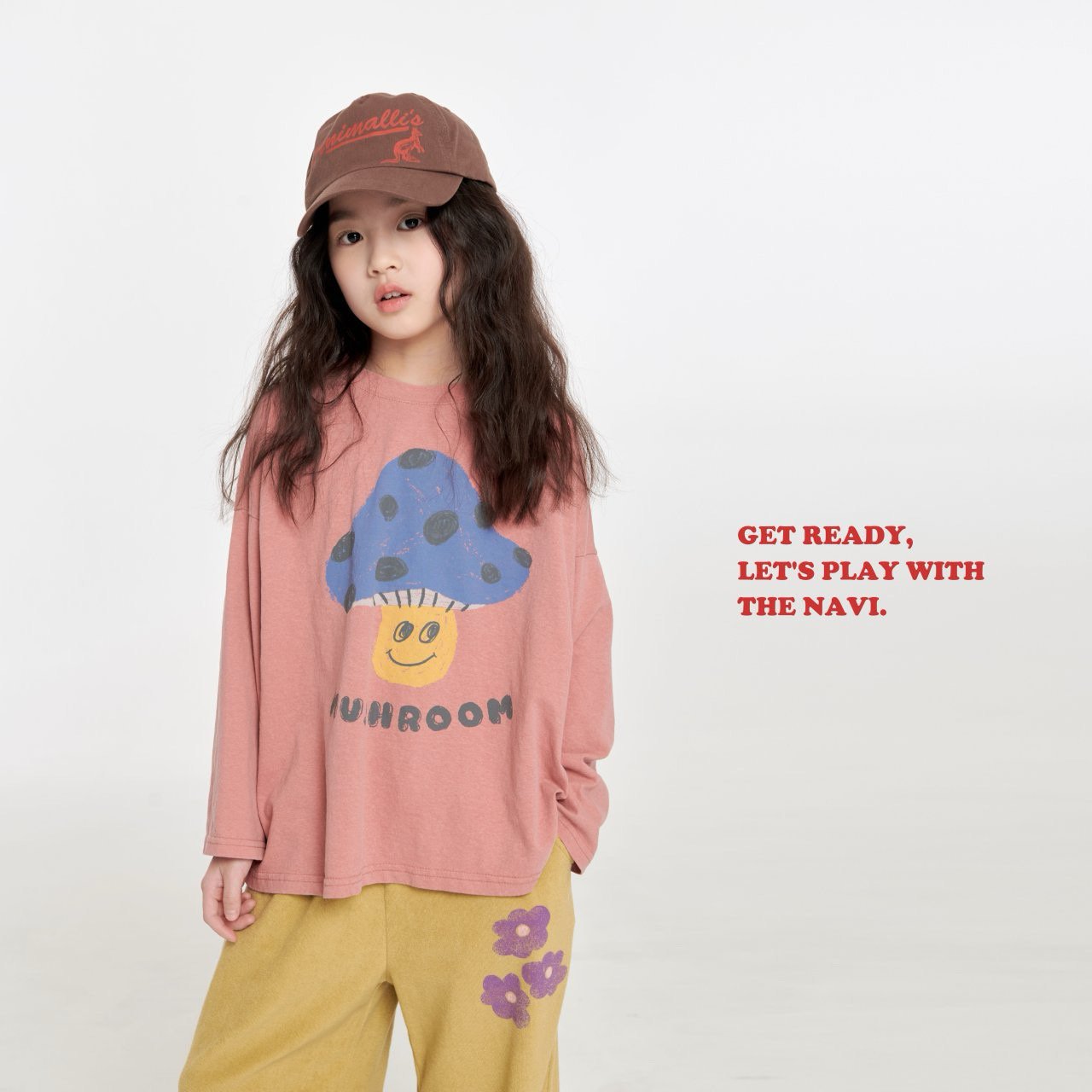 navi マッシュルームTシャツ☆即納☆---na25s012