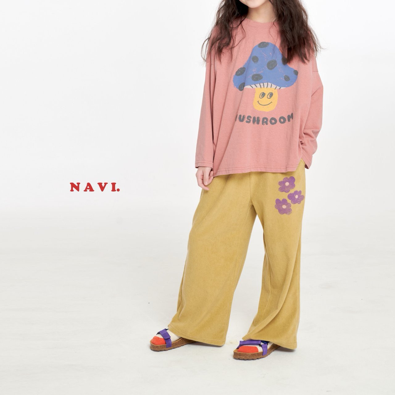 navi マッシュルームTシャツ☆即納☆---na25s012