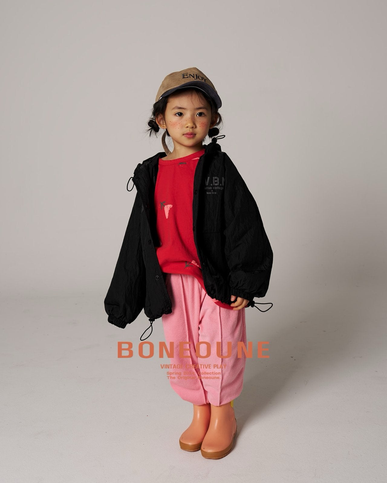 BONEOUNE フラワーシングルT☆即納☆---bn510