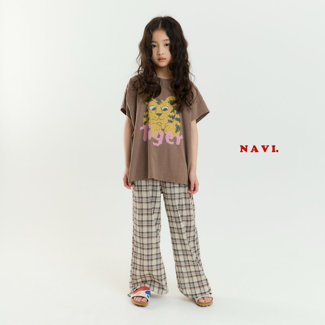 【予約】navi チェックパンツ---na067