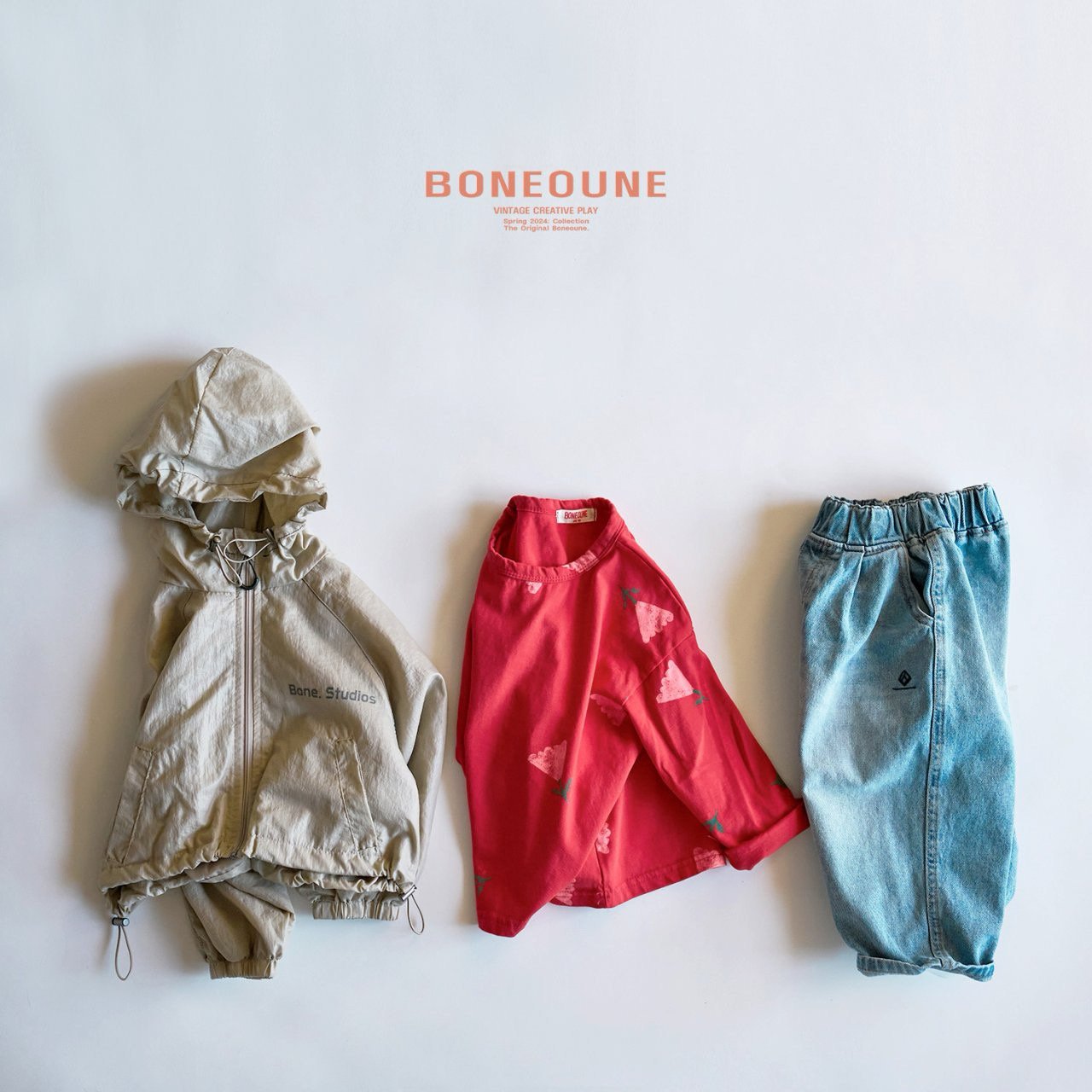 BONEOUNE 春のデニムパンツ☆即納☆---bn517
