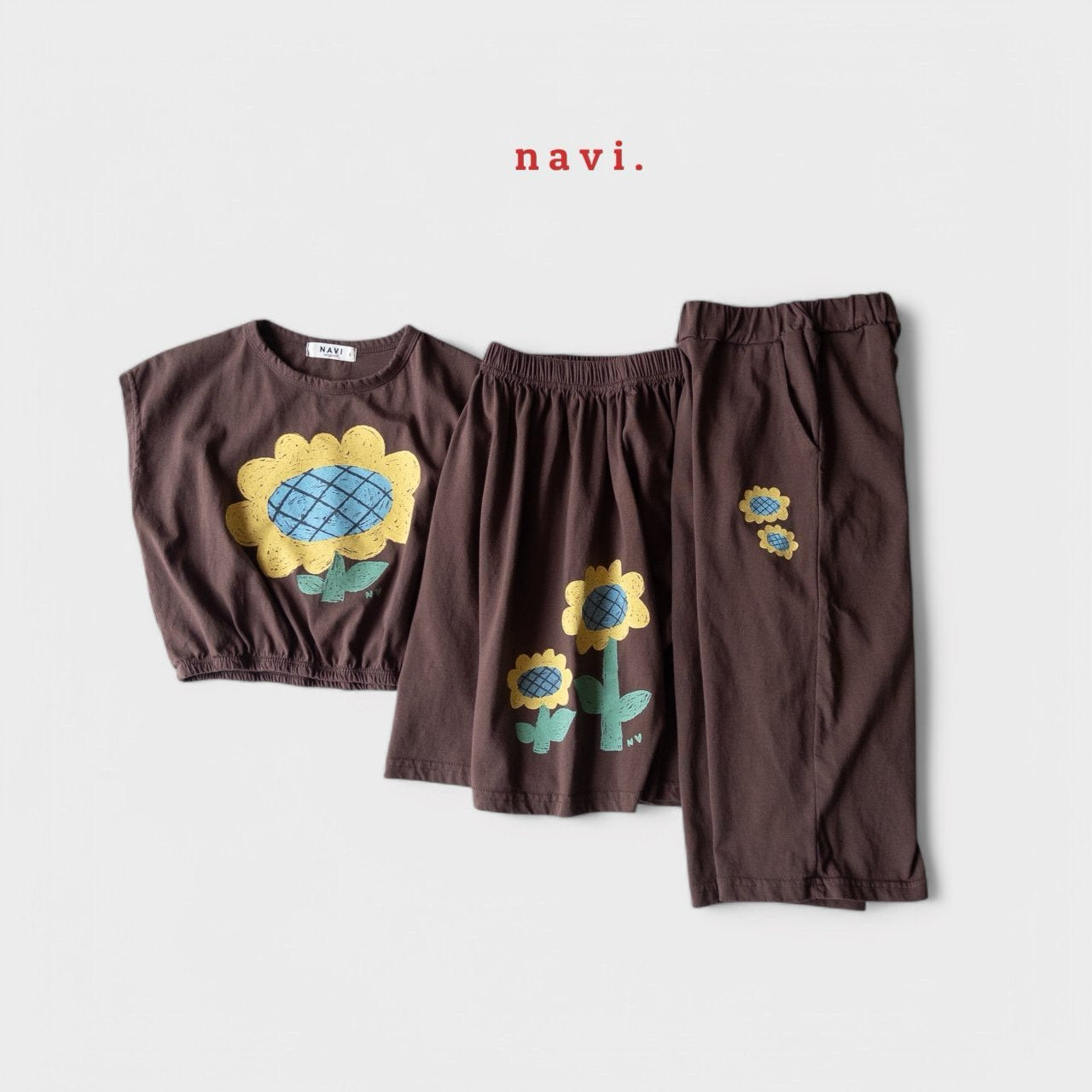 【予約】navi ひまわりパンツ---na037