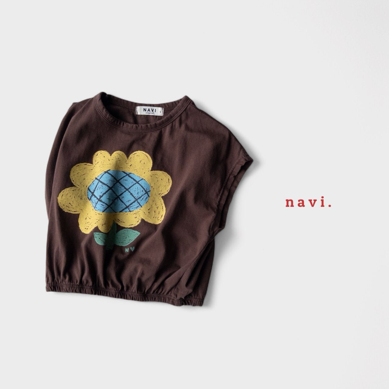 【予約】navi ひまわりTシャツ---na035