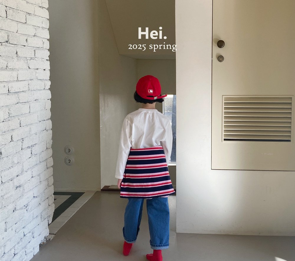 【予約】Hei.マルチボーダーTシャツ---hi901