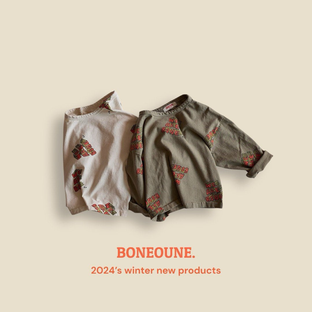 BONEOUNE ボネピーチ加工Tシャツ☆即納☆---bn812