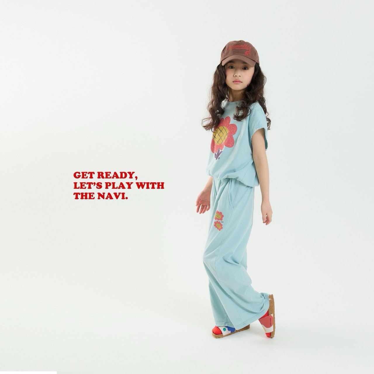 【予約】navi ひまわりTシャツ---na035