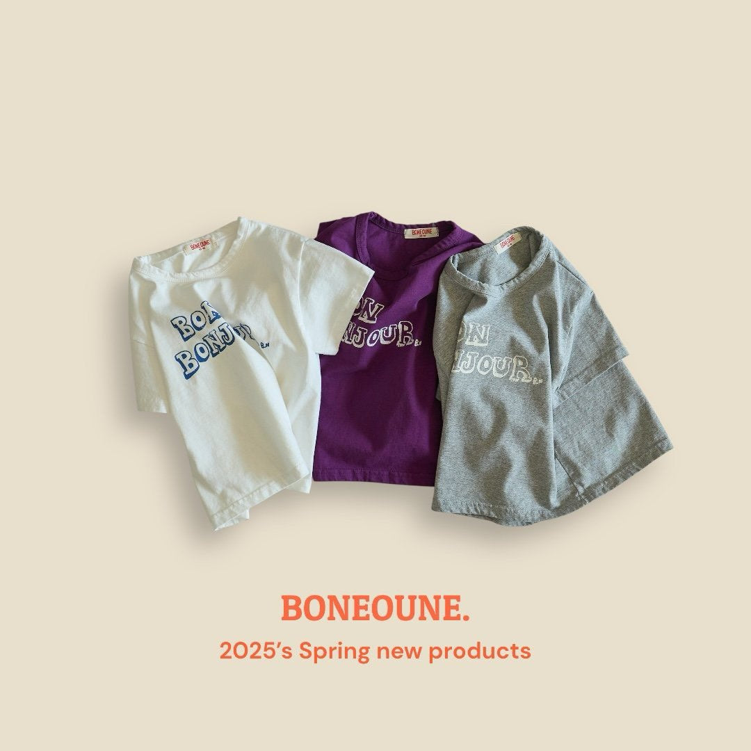 BONEOUNE ボンジュールシングル_Tシャツ☆即納☆---bn920