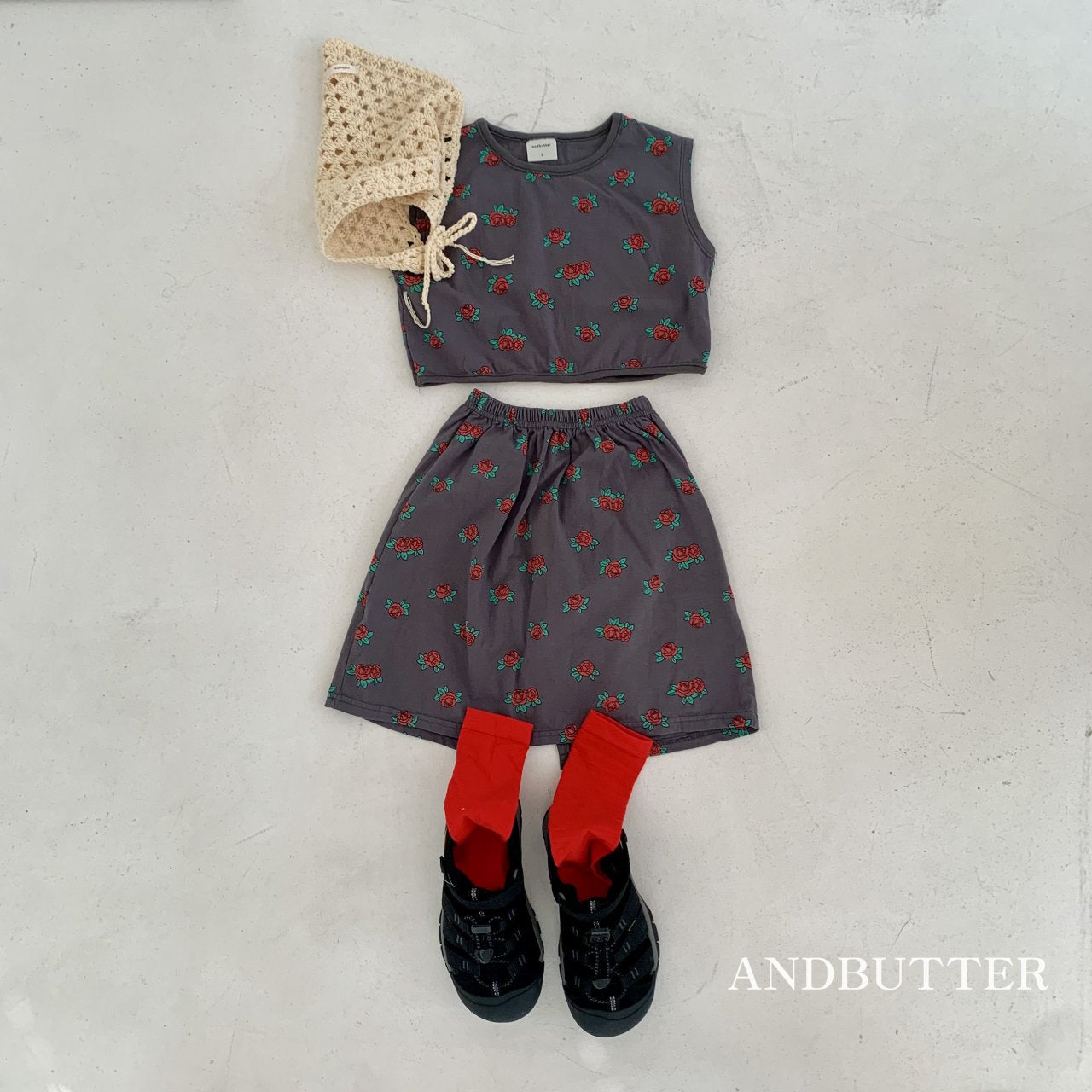 andbutterクロシェボネット☆即納☆---an123