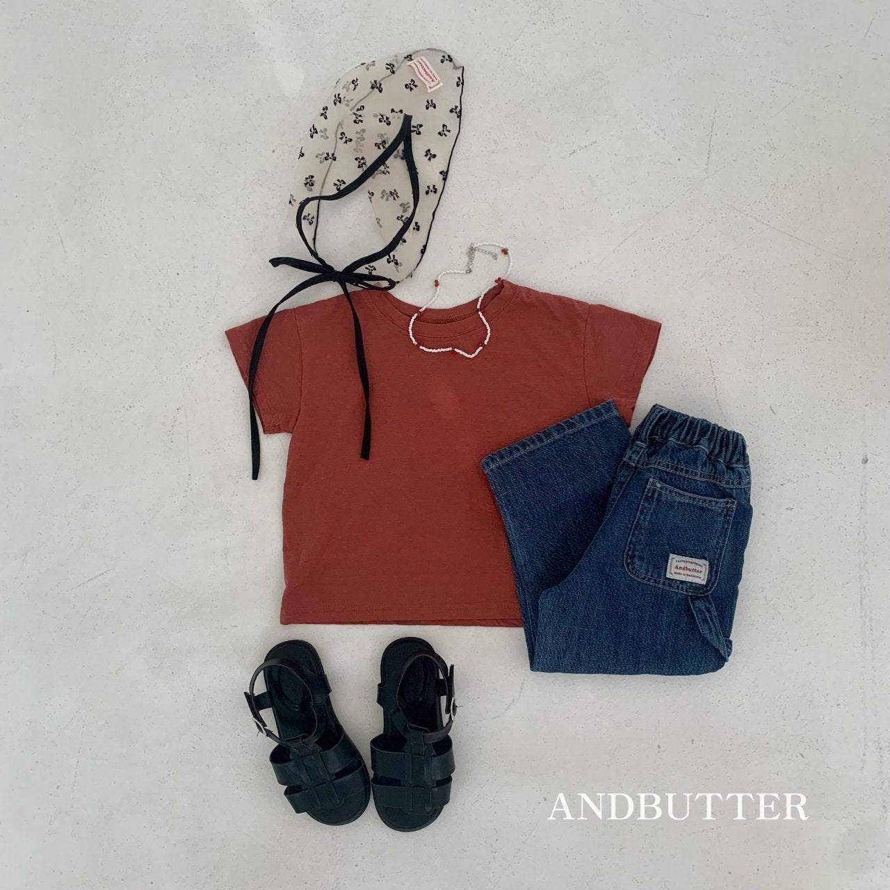 andbutter チェリーネックレス☆即納☆---an108