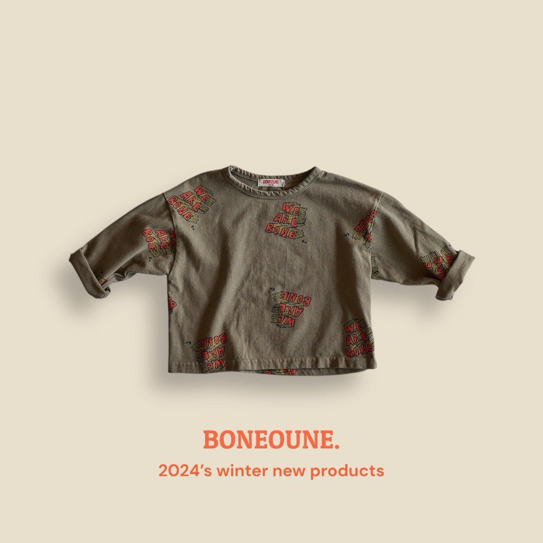BONEOUNE ボネピーチ加工Tシャツ☆即納☆---bn812