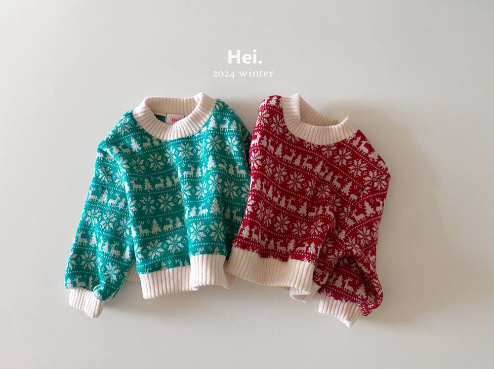 Hei クリスマススニット☆即納☆---hi852