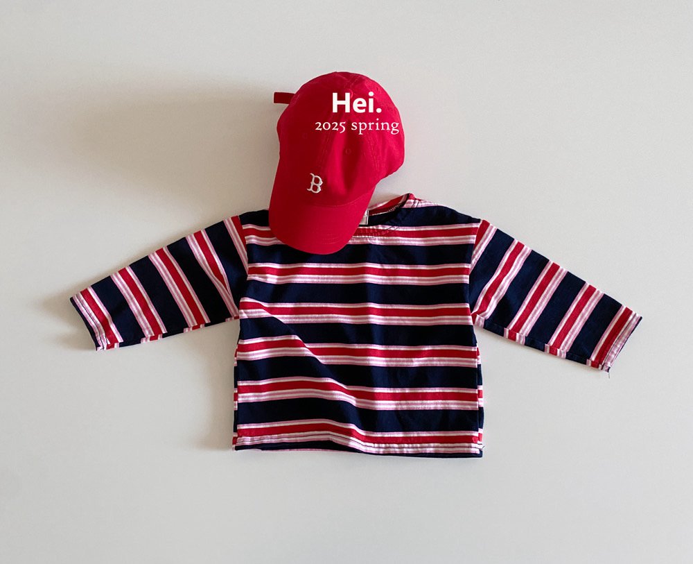 【予約】Hei.マルチボーダーTシャツ---hi901