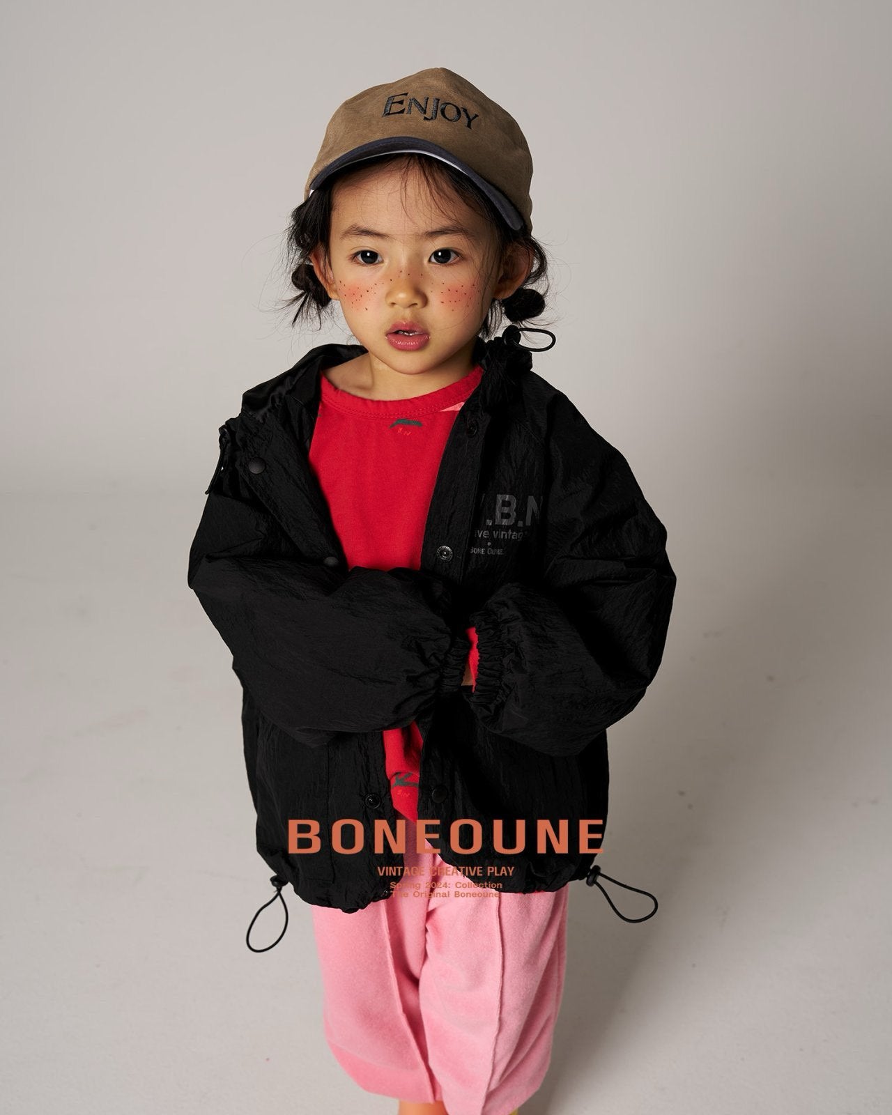 BONEOUNE フラワーシングルT☆即納☆---bn510