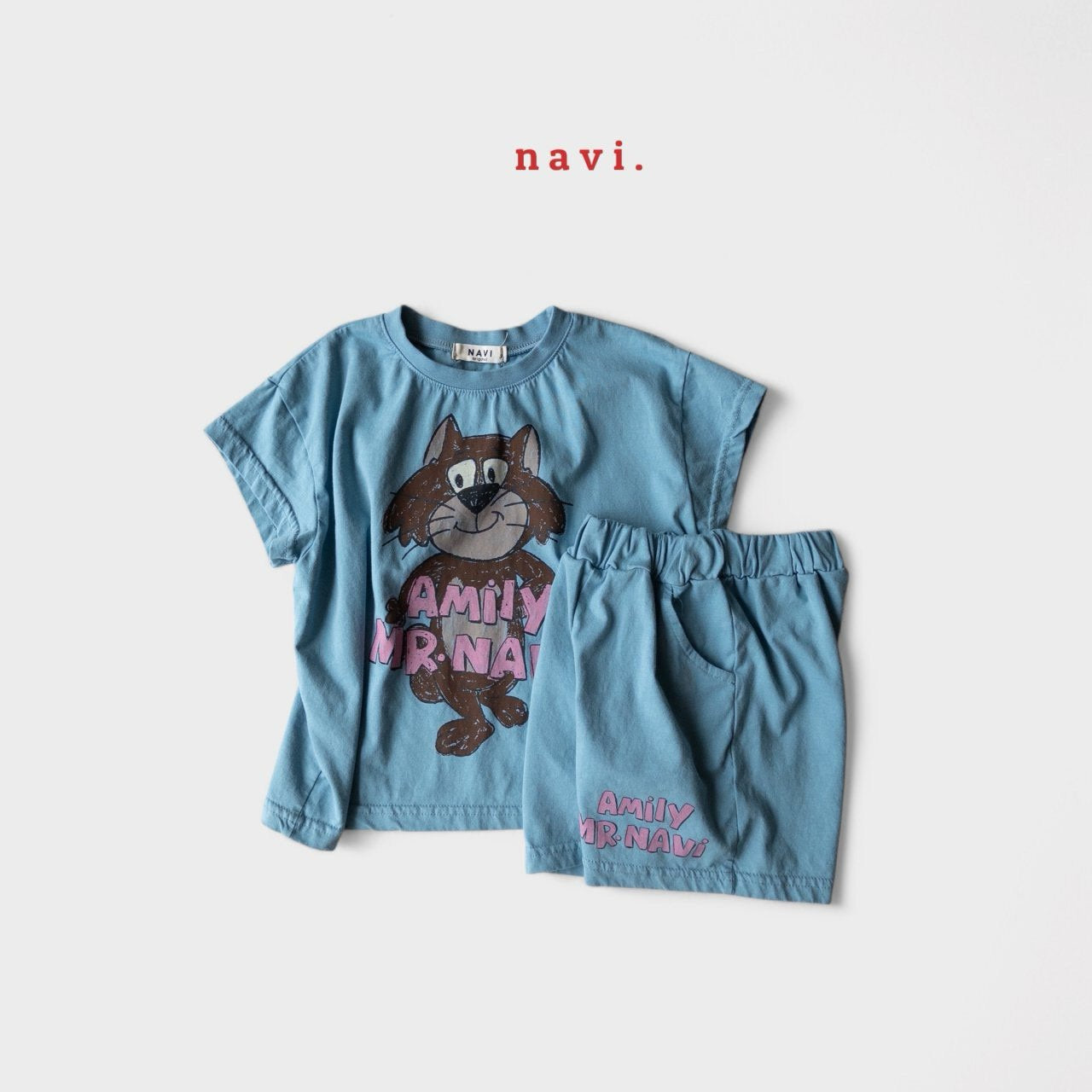 【予約】navi アミリーTシャツ---na048