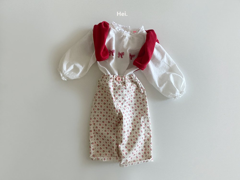 Hei.フラワーパンツ☆即納☆---hi612