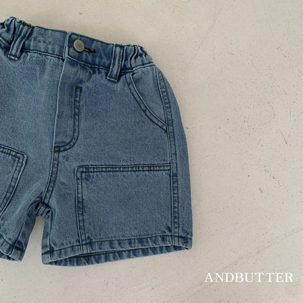 andbutter ハーフデニムパンツ☆即納☆---an111