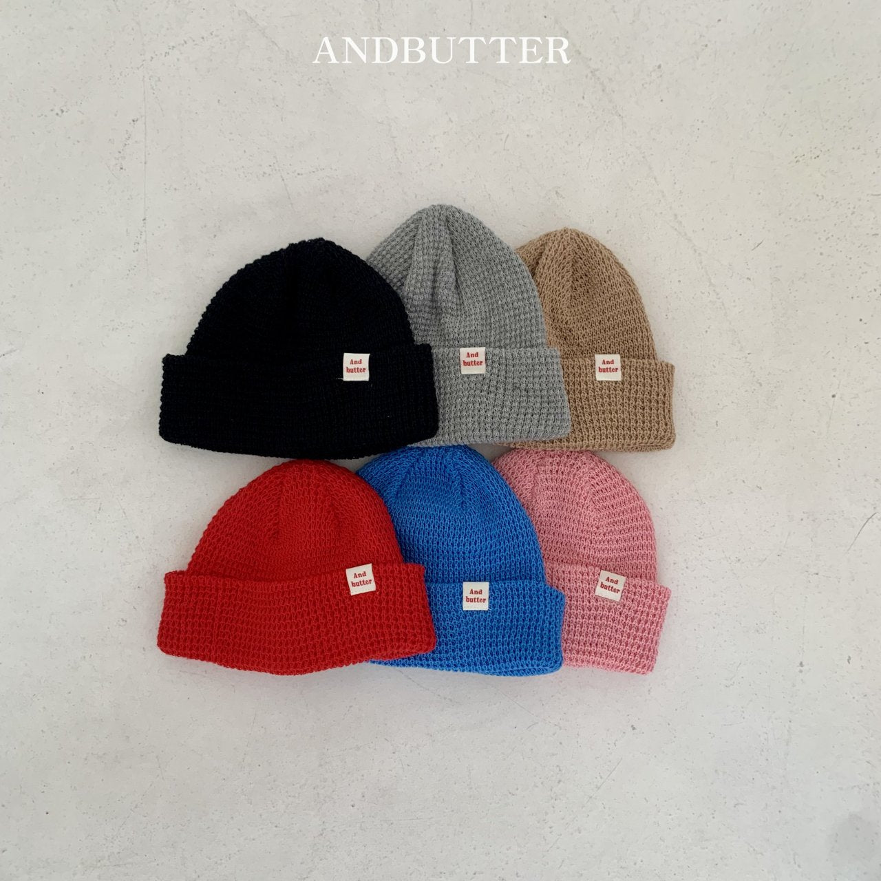 andbutter サマーワッフルビーニー☆即納☆---an100