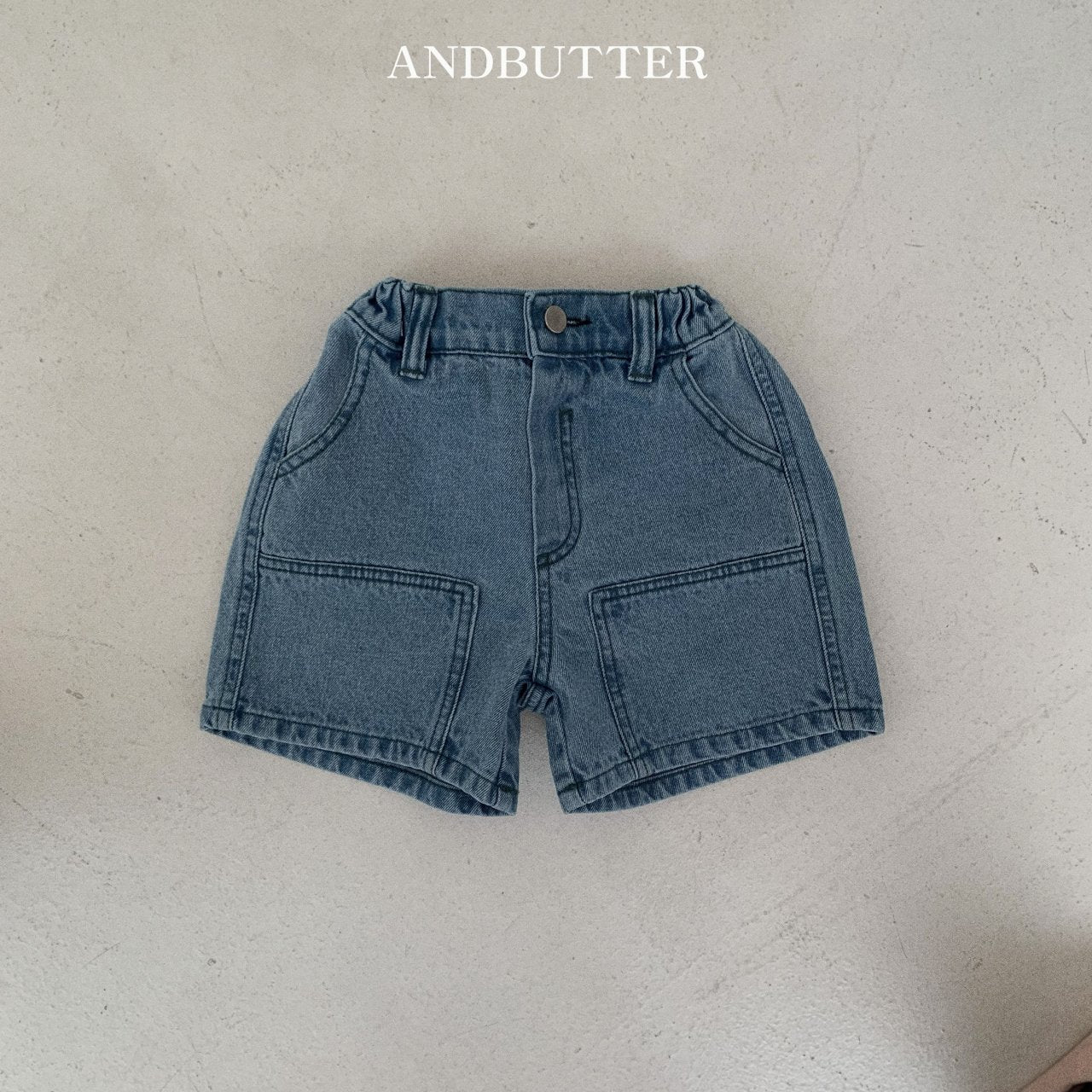andbutter ハーフデニムパンツ☆即納☆---an111