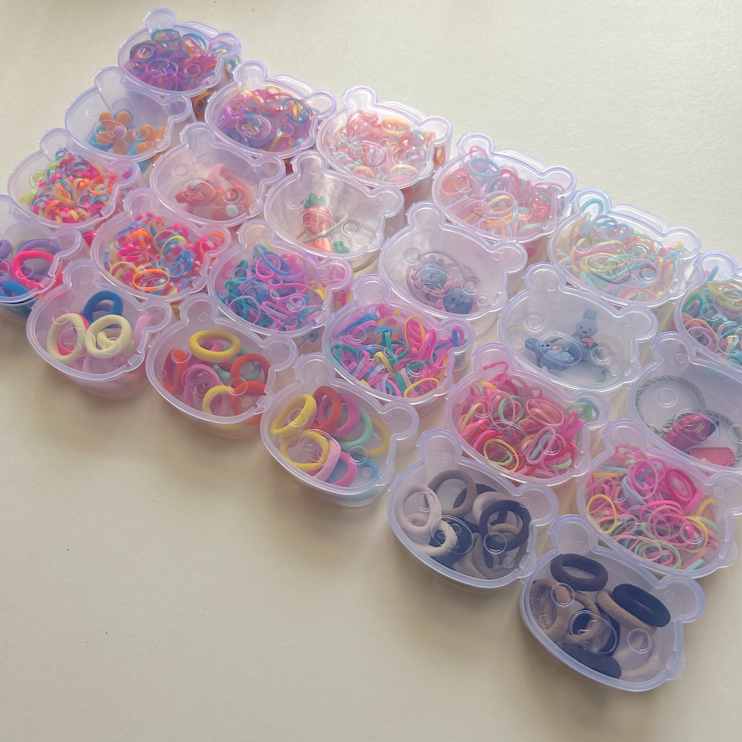 ハッピーヘアゴムセット☆即納☆---bb008