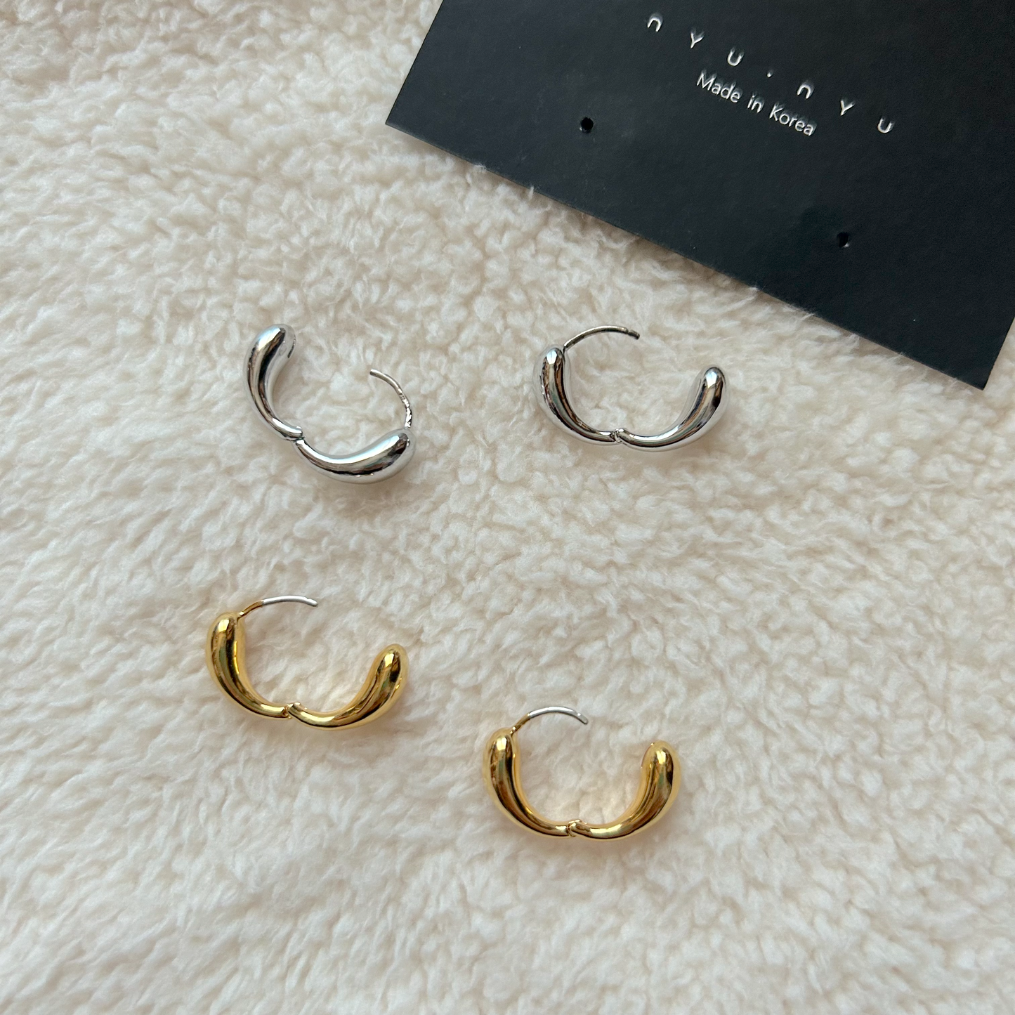 ハート♥フープピアス☆即納☆ADULT---la017