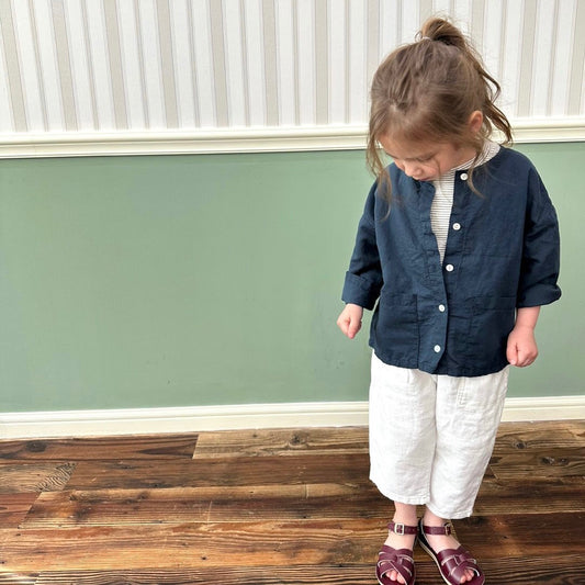 XLsize/little colli リネンカーディガン☆即納☆---lc307