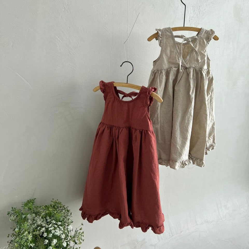 バックリボンワンピース☆即納☆Mサイズ---ss106