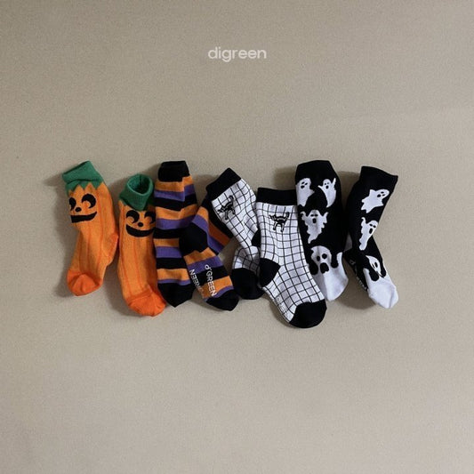 ハロウィンソックス 4足セット☆即納☆---dg016